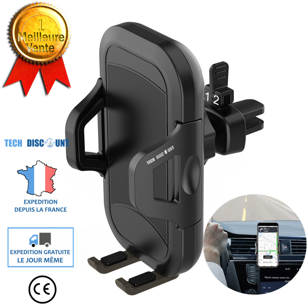 TD® Support Téléphone voiture Navigation/ Portable à 360 degrés/ Kit G –