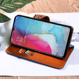 TD® Pour Samsung Galaxy S9 Téléphone Étui En Cuir Shell Flip Card Magnétique Boucle Titulaire Téléphone Étui De Protection Denim