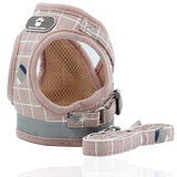 TD® Corde de traction pour chat anti-grève pour sortir marcher le chat corde gilet harnais poitrine chaîne chat corde, M / rose