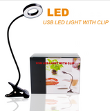 INN® Dortoir lecture apprentissage protection des yeux tuyau en métal bras long tatouage livre pince lampe de table