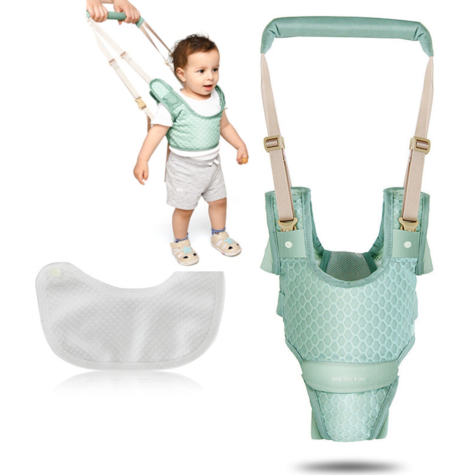 TD®  Ceinture pour bébé hanche ergonomique porte bebe multifonctionnel trotteur toddler nouveau né maintien ventre randonnée réglabl