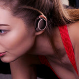 TD® Casque Bluetooth, monté sur l'oreille, non intra-auriculaire, monté sur le cou, sport sans fil, carte enfichable
