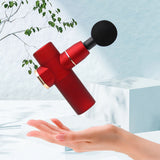 TD® Pistolet de fascia  électrique  de remise  en  forme, mini masseur musculaire rouge, pistolet de choc de massage de poche relaxa