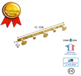Patère crochet cintre poinçonnage gratuit créativité  d'entrée patère rangée crochet mural doré patère simple patère patère p