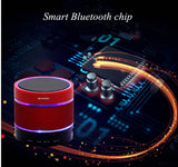 TD® Enceinte bluetooth portable lumineuse sans fil usb ordinateur stereo haut parleur pc baffle connecté puissante téléphone musique