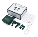 INN® Casque Bluetooth à réduction active du bruit Nouveau modèle privé 5.2 Casque intra-auriculaire TWS ANC vert