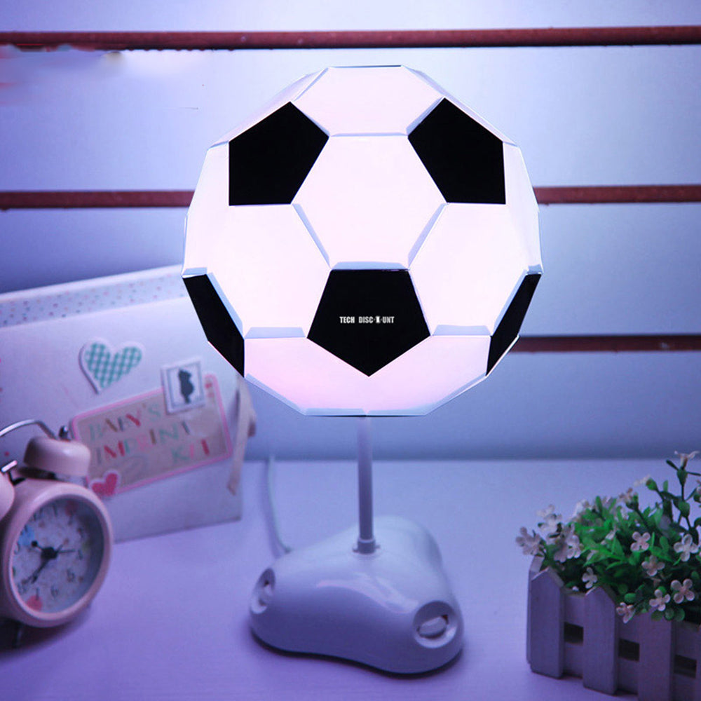 TD® Creative bricolage lampe de table de football coloré veilleuse lam –