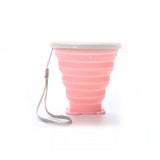 TD® Tasse à eau pliable voyage hommes et femmes portable extérieur rince-bouche verre compression tasse télescopique silicone pliant