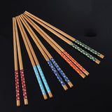 TD® baguettes chinoises en bois accessoires cheveux coffret idée cadeau décoré belle boîte japonaise nourriture asiatique décoration