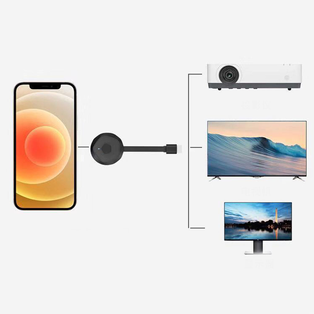 TD® Écran de diffusion en direct sans fil sur le même écran téléphone ...