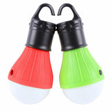 TD® Lot de 2 Lampe de camping éclairage extérieur randonnée tente mode de commutation lumière LED alimentation 3 piles AAA rouge ver