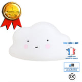 TD® Lampe de bureau cadeau d'anniversaire haute valeur créative rechargeable mignon nuage veilleuse modèle de couleur