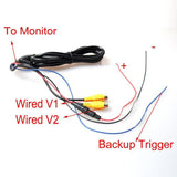 TD® Camera de recul 7" 12-24 V Tiret Support LCD Moniteur Ecran/ Système de stationnement Camion Bus/10 m Câble d'extension Vidéo