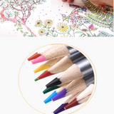 Ensemble de 60 crayons, crayons de couleur de croquis, boîte couleur de plomb de couleur soluble dans l'eau, ensemble fournit