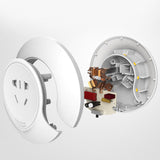 TD® Veilleuse LED Mural Avec Prise 5 Trous avec télécommande Blanc