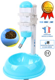 TD® distributeur de croquette et eau fontaine pour chat chien nourriture automatique decorative interieur silencieuse gamelle portab