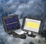 TD® 120 LED IP65 étanche COB super lumineux collecteur solaire applique murale lumière solaire à induction fendue pour jardin extéri