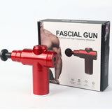 TD® Pistolet de fascia  électrique  de remise  en  forme, mini masseur musculaire rouge, pistolet de choc de massage de poche relaxa