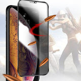 TD® iPhone12 noir trempé anti-chute film de confidentialité mode film trempé film de téléphone portable
