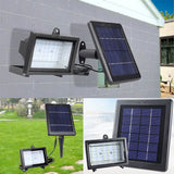 TD® lampe solaire LED extérieur étanche jardin automatique puissance éclairage lumineux énergie alimentation économie décoration sol