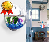 Aquarium mural à suspendre en acrylique transparent,Aquarium Tenture murale Aquarium Produits pour animaux aquatiques  claire