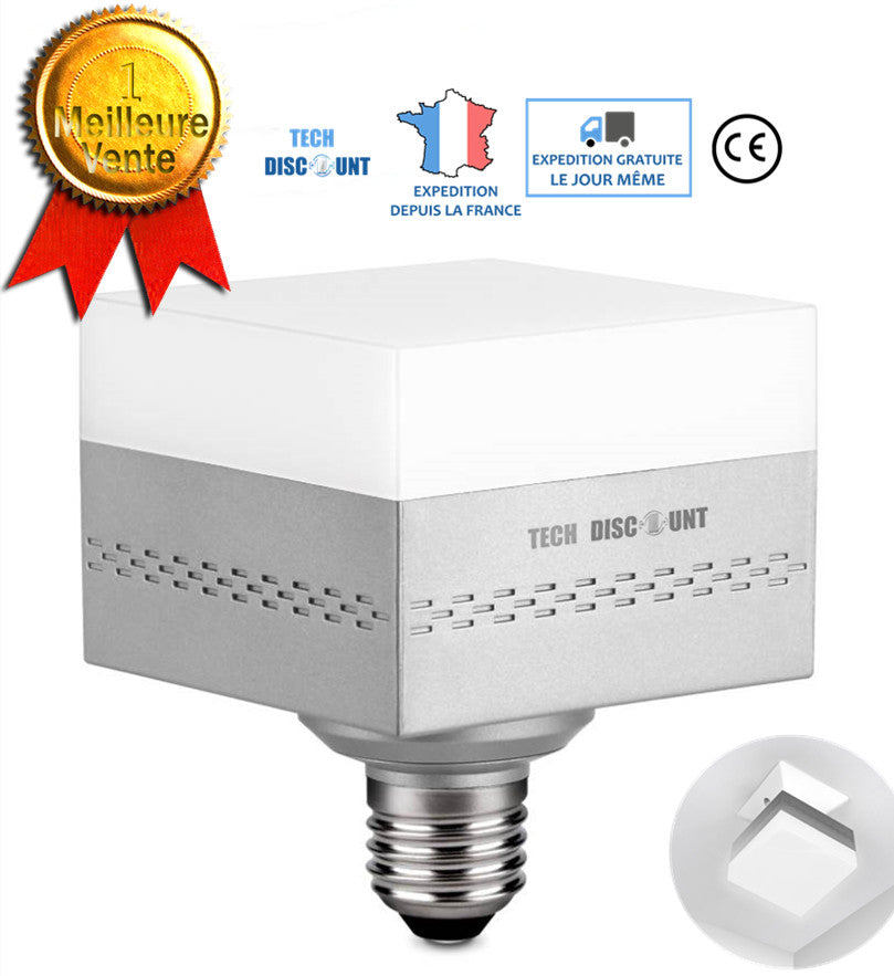 TD® ampoule led e27 carrée léger blanc anti-foudre maison lumineux naturelle petite anti foudre sécurité des yeux rayonnement lumièr