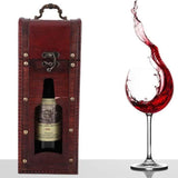 TD®  TD®Boite de stockage de vin vintage en bois portable/coffret gastronomique/accessoire pour vin