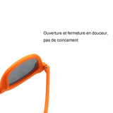 TD® Lunettes de soleil pour enfants lunettes de mode tendance carré nouveau bébé lunettes de soleil lunettes lunettes en silicone