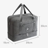 TD® Sac de voyage compartiments sec grand capacité compartiments capacité imperméable bagage chaussures poches rangement transport