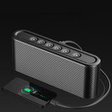 INN® Téléphone portable sans fil Bluetooth haut-parleur carte u disque subwoofer chargement trésor petite stéréo noir