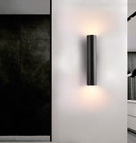 TD® Applique Murale LAGOS Lampe Murale Moderne Boho Design pr Chambre Salon Escalier Couloir - Noir