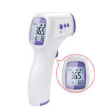 HTBE® Thermomètre frontal infrarouge sans contact Thermomètre clinique Thermomètre portable pour le corps humain Thermomètre électro