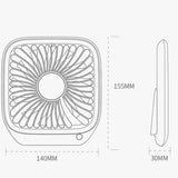 TD® Ventilateur de bureau Ventilateur d'alimentation USB muet petit ventilateur peut être ajusté en 3 supports