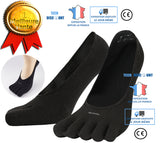 TD® chaussette femme invisible noir ballerine courte basse coton sport orteils respirantes pas cher douce confortable mince pieds