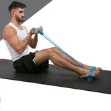 TD® élastiques homme femme résistant fitness gymnastique fessier latex mousse bande de résistance avec poignée traction yoga expert