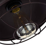 TD® Style rétro ménage fer art plafonnier lampe à vent industrielle porche allée couloir lampe-22,5 * 20 cm / 60 W