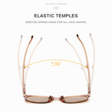 TD® Lunettes de soleil pliables Coussin d'air pour femme Marron Protection UV Sports de plein air Lunettes de soleil solaires
