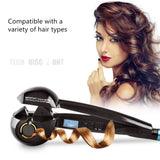 TD®  Lisseur  à vapeur fer curling femme brushing céramique automatique curling chaud vapeur beauté cheveux boucles salon coiffure
