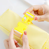 TD® Sac de rangement de papeterie couleur unie grande capacité Portable facile à nettoyer sac à crayons multifonctionnel Simple