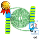 TD® Corde à Sauter pour Enfant avec Compteur intégré Corde Réglable/ Jeux enfants/ Câble pour Fitness, Boxe, Crossfit,Gym; Vert