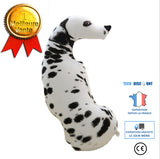 TD® 3D Dog Imprimer Coussin Coussin créatif mignon poupée en peluche cadeau   Un coussin de chien très doux  Couleur: chien blanc