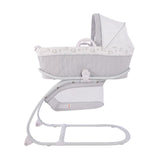 TD® Bébé shaker vibration coaxial sommeil avec rouleaux avec moustiquaire amovible pliant nouveau-né jeu lit lumière lit dans le lit