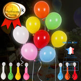 40 pièces ferme ballons 23 cm - multicolore - fête - anniversaire