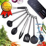 TD® Ustensiles de cuisine de cuisine Set de 8 pièces Premium outils de cuisson résistant à la chaleur