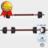 TD®  10 kilogrammes Accueil entraînement fitness homme et femme muscles des bras haltères amovibles et haltères variables -noir