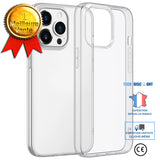 TD® Convient pour iPhone 14 Pro étui de téléphone portable housse de protection en silicone étanche étui souple transparent