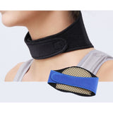 TD® Ceinture de cou chauffante - Produit une chaleur naturelle pour soulager les douleurs musculaires - Cadeau de Noël idéal (Noir)