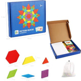 TD® 155 Pièces Montessori Puzzle Tangram en Bois Enfant Éducatif Jeu de Géométrique Jigsaw Jouets Apprentissage Cadeau Noël Annivers