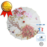 TD® Mini parapluie décoratif peint à la main papier à l'huile poteau droit style ancien cadeau artisanat parapluie parapluie de dans