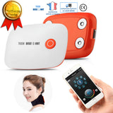 TD® masseur cervical cou et nuque femme electrique sans fil portable petit homme vibrant relaxation soulagement musculaire epaules